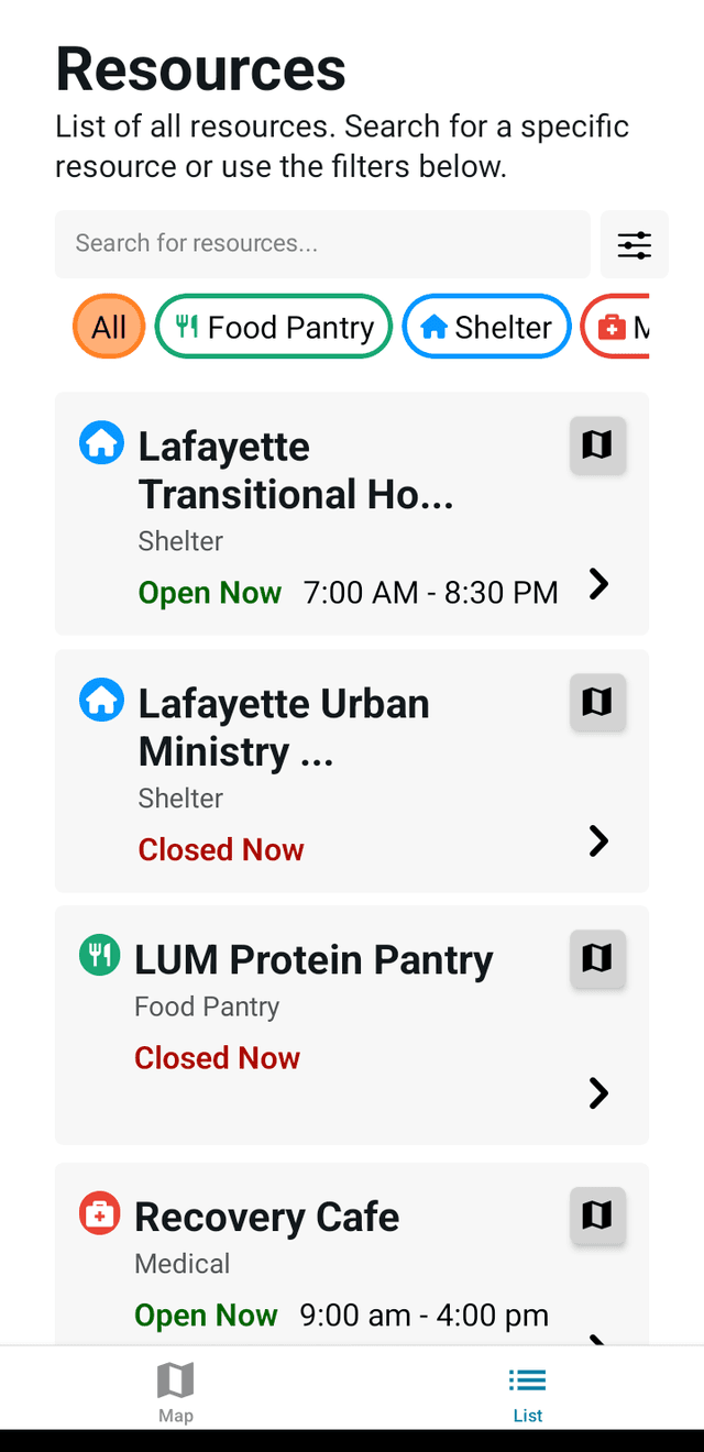 Tippy County Connect list page